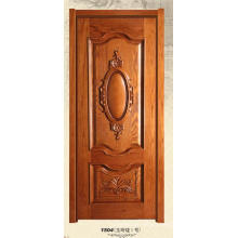 Nuevo diseño de puerta de madera maciza con alta calidad